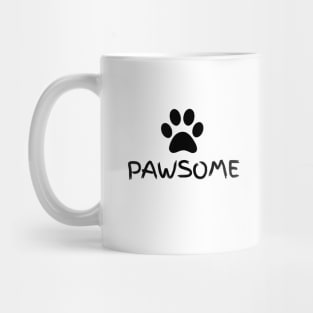 COOL PAWSOME PAW PRINT DESIGN DOG CAT PET LOVERS Mug